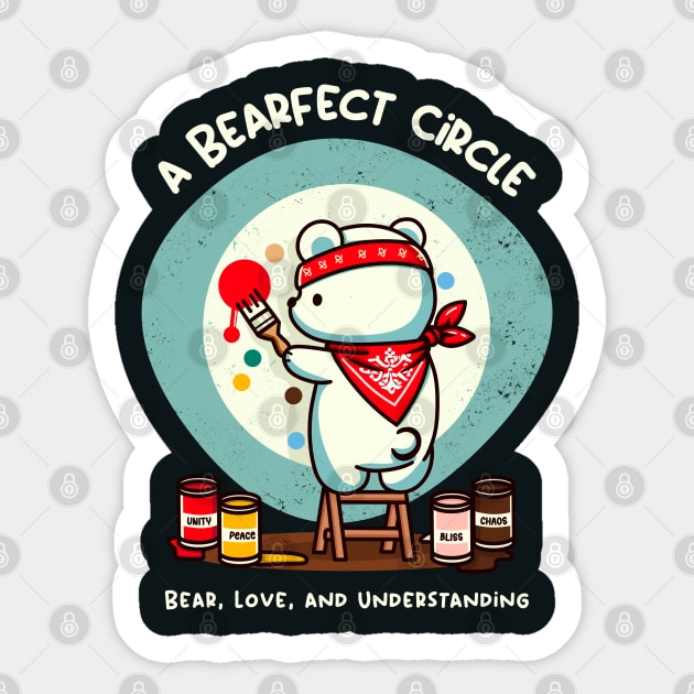 a BEARFECT CIRCLE Sticker by Fabrik
